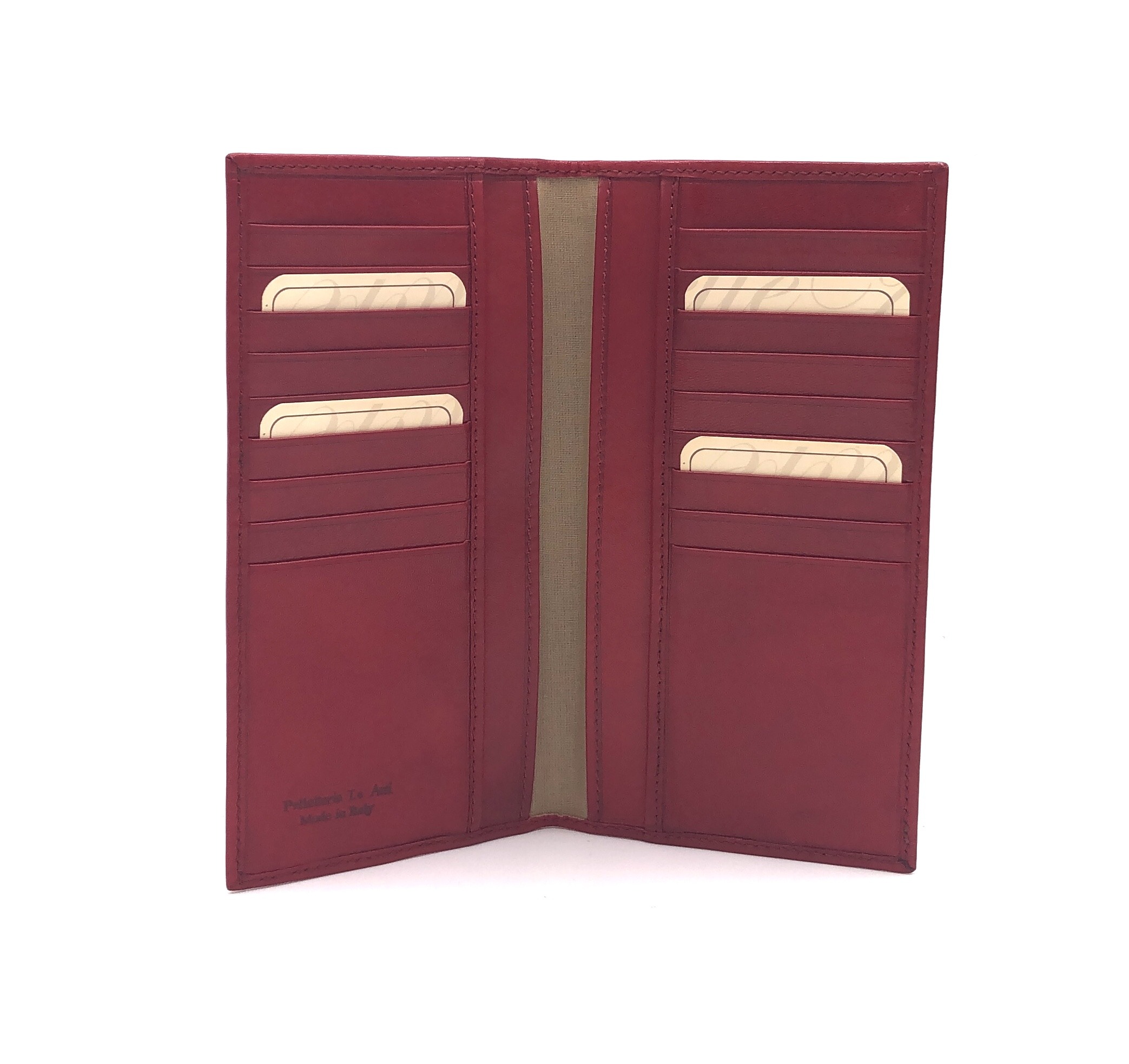 Uomo Verticale Portafoglio Uomo Con Portamonete A Soffietto