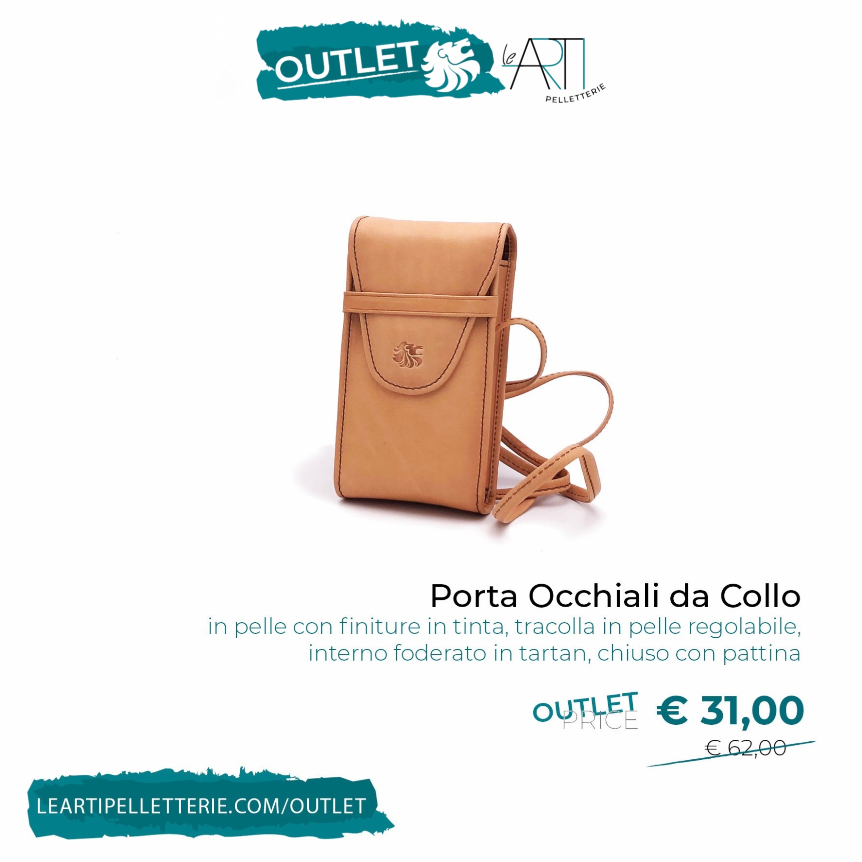 03231CO-NT Porta Occhiali da Collo - immagine 1